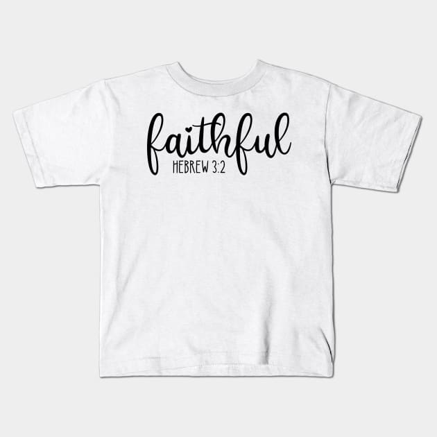 Faithful Kids T-Shirt by Dezigntee